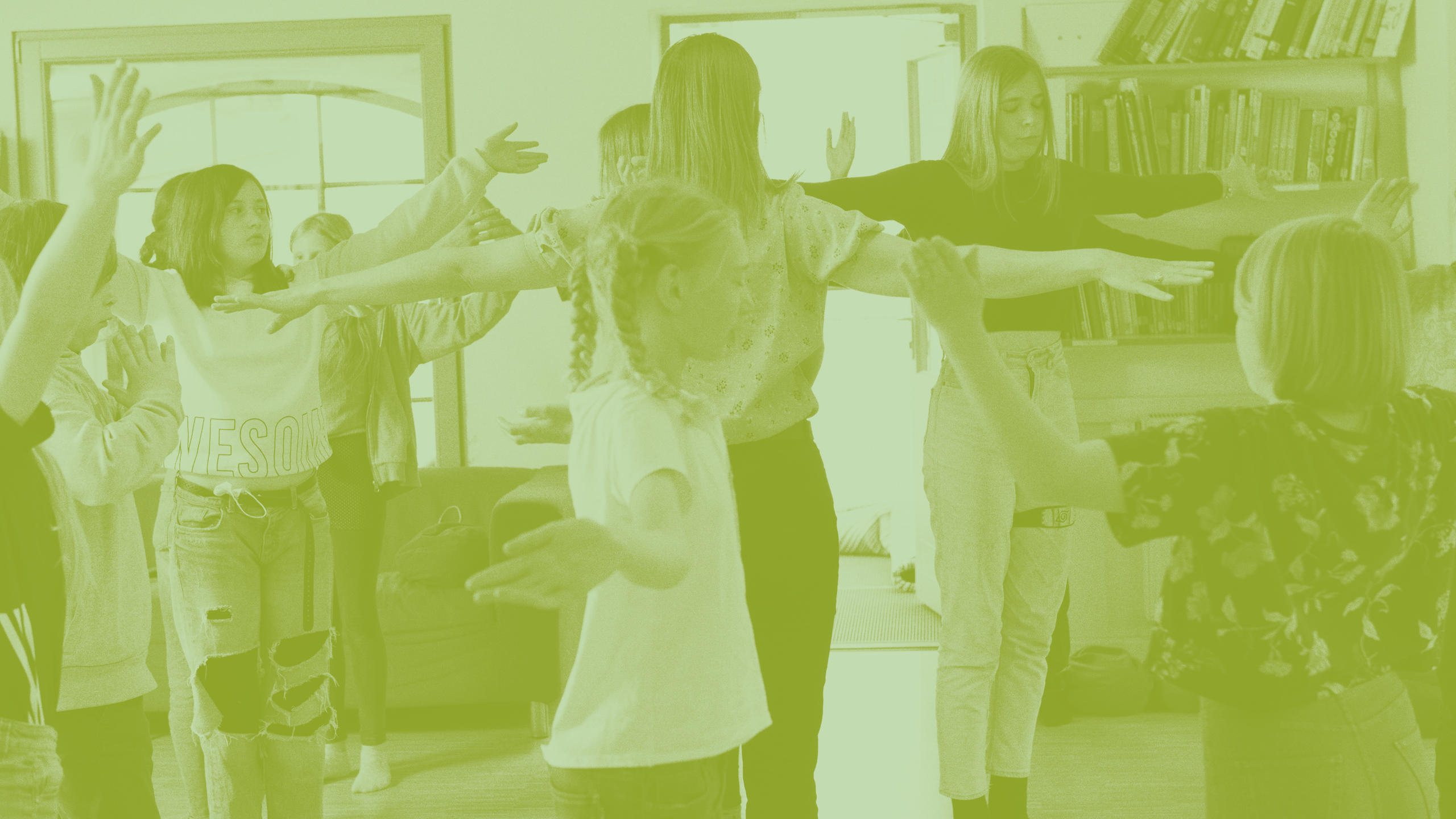 Hintergrundbild Kinder im Training